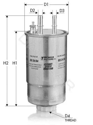 Топливный фильтр TECNECO FILTERS GS24/04
