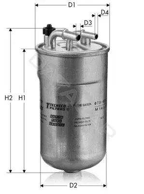 Топливный фильтр TECNECO FILTERS GS8021