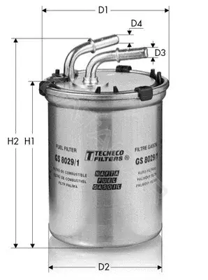 Топливный фильтр TECNECO FILTERS GS8029/1