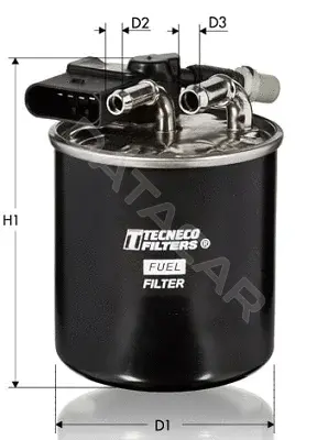 Топливный фильтр TECNECO FILTERS GS820/22