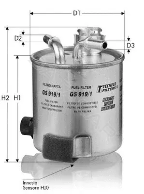 Топливный фильтр TECNECO FILTERS GS919/1