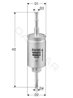 Топливный фильтр TECNECO FILTERS IN9292