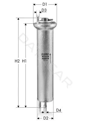 Топливный фильтр TECNECO FILTERS IN9334