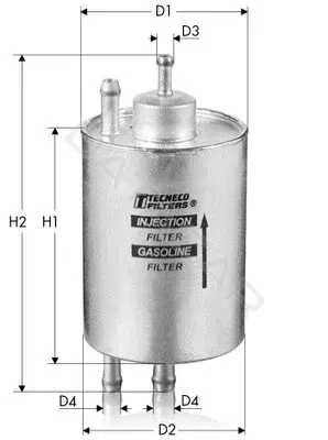 Топливный фильтр TECNECO FILTERS IN9527