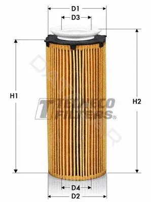Масляный фильтр TECNECO FILTERS OL0720/3E