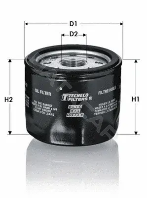 Масляный фильтр TECNECO FILTERS OL110