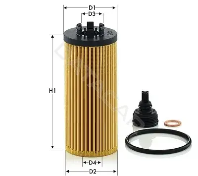 Масляный фильтр TECNECO FILTERS OL2164E
