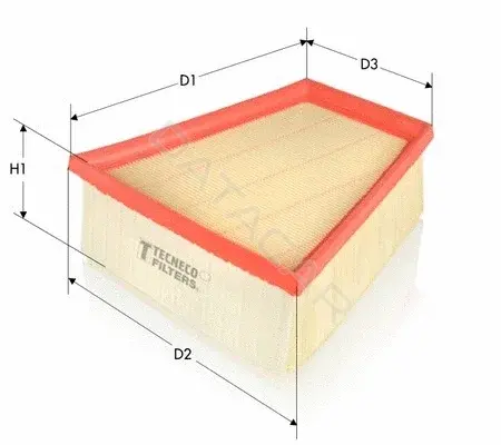 Воздушный фильтр TECNECO FILTERS AR10213PM