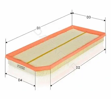Воздушный фильтр TECNECO FILTERS AR10256PM