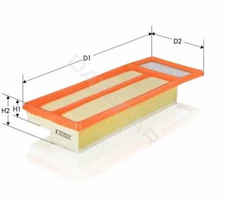 Воздушный фильтр TECNECO FILTERS AR1451PM