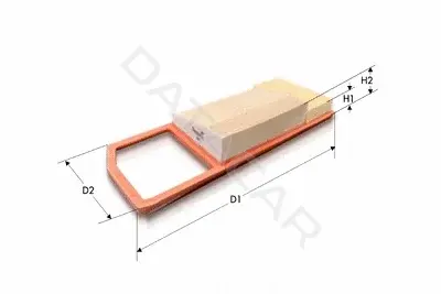 Воздушный фильтр TECNECO FILTERS AR1619PM