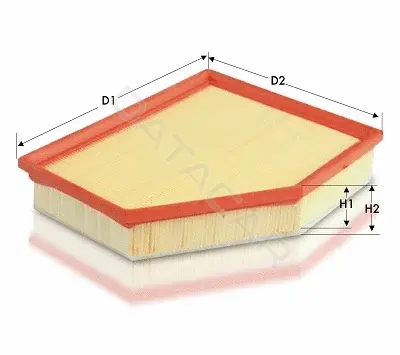 Воздушный фильтр TECNECO FILTERS AR1645PMS