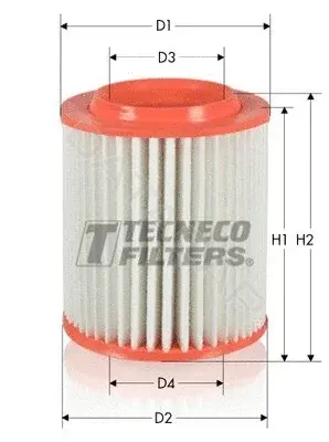 Воздушный фильтр TECNECO FILTERS AR1652