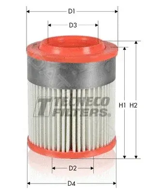 Воздушный фильтр TECNECO FILTERS AR1652/1