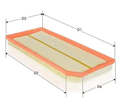 Воздушный фильтр TECNECO FILTERS AR1685PM