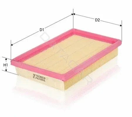 Воздушный фильтр TECNECO FILTERS AR17008PM