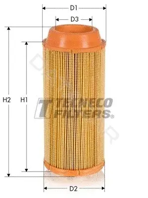 Воздушный фильтр TECNECO FILTERS AR2001