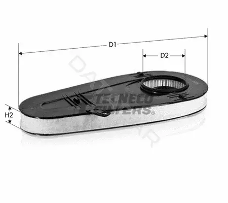 Воздушный фильтр TECNECO FILTERS AR2027