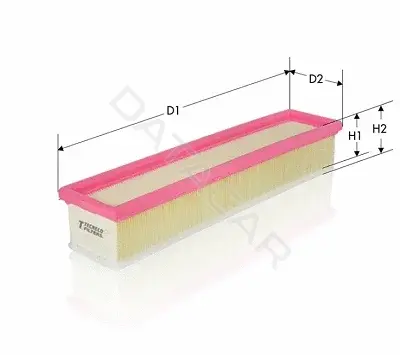 Воздушный фильтр TECNECO FILTERS AR2077PMS