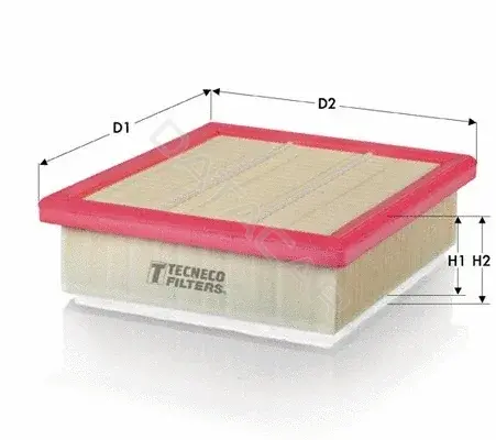 Воздушный фильтр TECNECO FILTERS AR21002PMS
