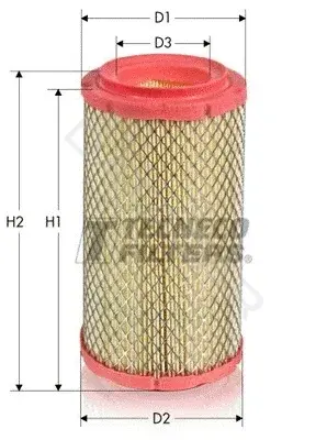 Воздушный фильтр TECNECO FILTERS AR221