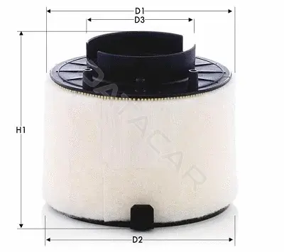 Воздушный фильтр TECNECO FILTERS AR2265