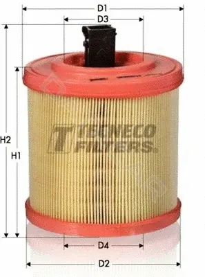 Воздушный фильтр TECNECO FILTERS AR3015/14