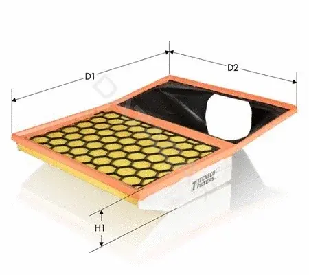 Воздушный фильтр TECNECO FILTERS AR40001PM