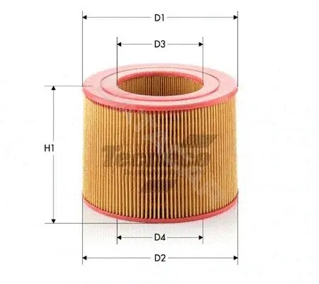 Воздушный фильтр TECNECO FILTERS AR473