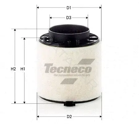 Воздушный фильтр TECNECO FILTERS AR8K01
