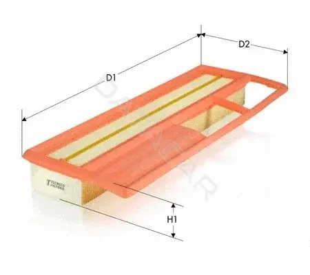 Воздушный фильтр TECNECO FILTERS AR9628PM