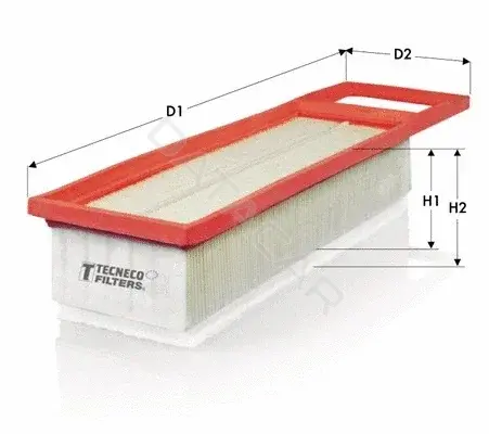 Воздушный фильтр TECNECO FILTERS AR9804875PMS