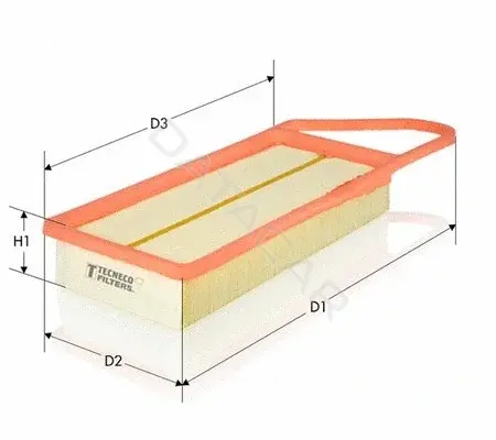 Воздушный фильтр TECNECO FILTERS AR9924PM