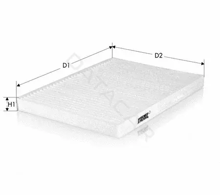 Фильтр салонный TECNECO FILTERS CK10025