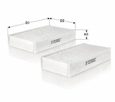 Фильтр салонный TECNECO FILTERS CK1721-2
