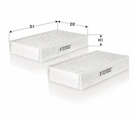 Фильтр салонный TECNECO FILTERS CK26014-2