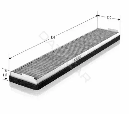 Фильтр салонный TECNECO FILTERS CK5817C