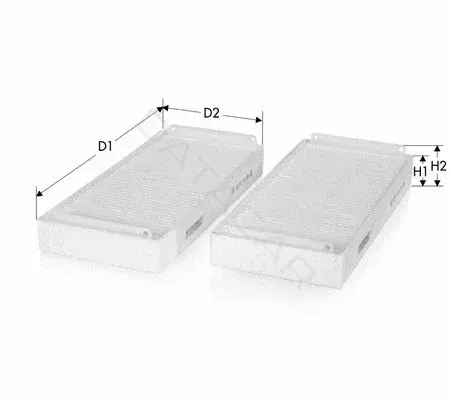 Фильтр салонный TECNECO FILTERS CK5972-2