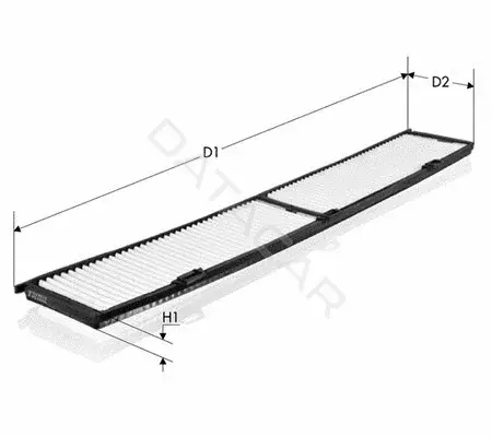 Фильтр салонный TECNECO FILTERS CK8430