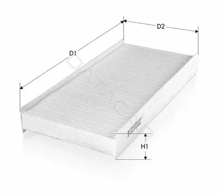 Фильтр салонный TECNECO FILTERS CK8831