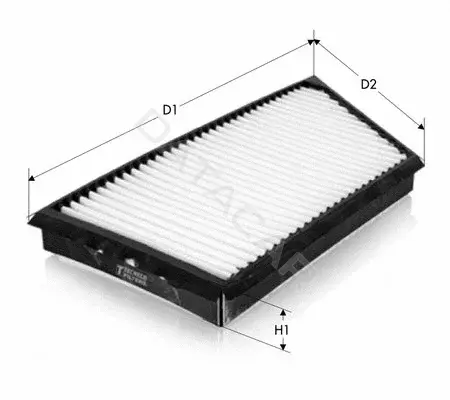 Фильтр салонный TECNECO FILTERS CK9071