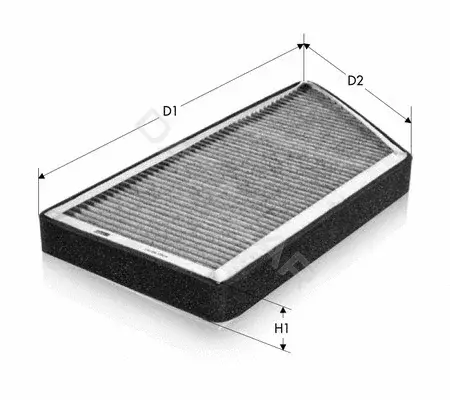 Фильтр салонный TECNECO FILTERS CK9071C