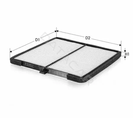 Фильтр салонный TECNECO FILTERS CK9336