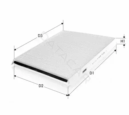 Фильтр салонный TECNECO FILTERS CK9905