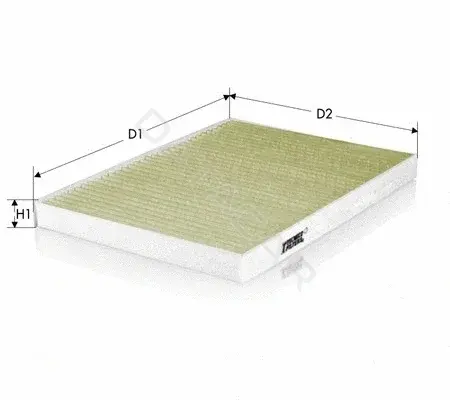 Фильтр салонный TECNECO FILTERS CKA10025