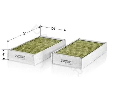 Фильтр салонный TECNECO FILTERS CKA10209-2