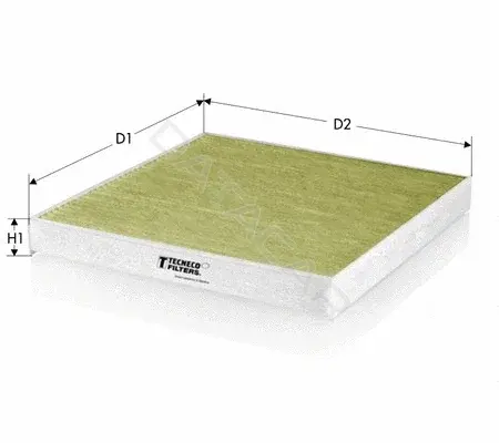 Фильтр салонный TECNECO FILTERS CKA10774
