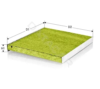 Фильтр салонный TECNECO FILTERS CKA2436