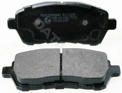 Тормозные колодки DENCKERMANN B111288