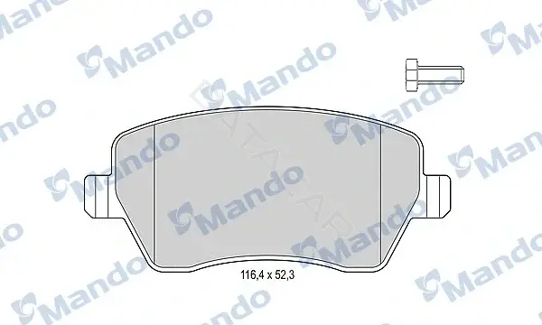 Тормозные колодки MANDO MBF015179
